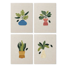 Afbeelding in Gallery-weergave laden, Punch Needle Set (4 stuks) met frames - Plantenliefhebber Set 3