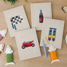 Afbeelding in Gallery-weergave laden, Punch Needle Set (4 stuks) met frames - Stedelijke Iconen 3