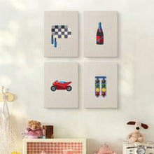 Afbeelding in Gallery-weergave laden, Punch Needle Set (4 stuks) met frames - Stedelijke Iconen 3