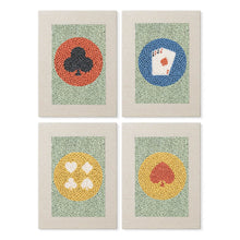 Afbeelding in Gallery-weergave laden, Punch Needle Set (4 stuks) met frames - Speelkaarten