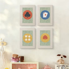 Afbeelding in Gallery-weergave laden, Punch Needle Set (4 stuks) met frames - Speelkaarten