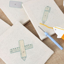 Afbeelding in Gallery-weergave laden, Punch Needle Set (4 stuks) met frames - Teken Essentials