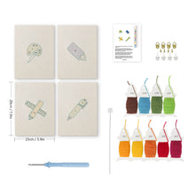 Afbeelding in Gallery-weergave laden, Punch Needle Set (4 stuks) met frames - Teken Essentials
