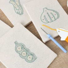 Afbeelding in Gallery-weergave laden, Punch Needle Set (4 stuks) met frames - Tuin Selectie