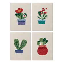 Afbeelding in Gallery-weergave laden, Punch Needle Set (4 stuks) met frames - Thuis Tuin Sfeer