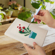 Afbeelding in Gallery-weergave laden, Punch Needle Set (4 stuks) met frames - Thuis Tuin Sfeer