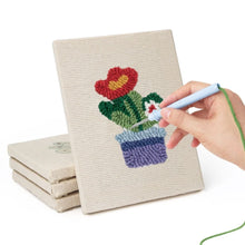 Afbeelding in Gallery-weergave laden, Punch Needle Set (4 stuks) met frames - Thuis Tuin Sfeer