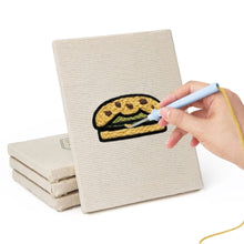 Afbeelding in Gallery-weergave laden, Punch Needle Set (4 stuks) met frames - Foodie Plezier Collectie