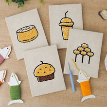 Afbeelding in Gallery-weergave laden, Punch Needle Set (4 stuks) met frames - Bakkerij Lekkernijen