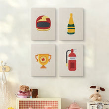 Afbeelding in Gallery-weergave laden, Punch Needle Set (4 stuks) met frames - Kampioensgeest