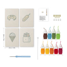 Afbeelding in Gallery-weergave laden, Punch Needle Set (4 stuks) met frames - Zoete Momenten