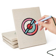 Afbeelding in Gallery-weergave laden, Punch Needle Set (4 stuks) met frames - Mini voedseliconen