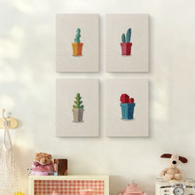 Afbeelding in Gallery-weergave laden, Punch Needle Set (4 stuks) met frames - Kleine Vetplanten Potjes 1