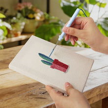Afbeelding in Gallery-weergave laden, Punch Needle Set (4 stuks) met frames - Kleine Vetplanten Potjes 1
