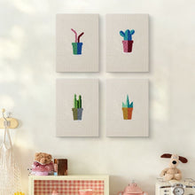 Afbeelding in Gallery-weergave laden, Punch Needle Set (4 stuks) met frames - Kleine Vetplanten Potjes 2