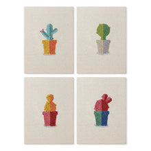 Afbeelding in Gallery-weergave laden, Punch Needle Set (4 stuks) met frames - Mini Binnen Tuin 1