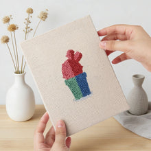 Afbeelding in Gallery-weergave laden, Punch Needle Set (4 stuks) met frames - Mini Binnen Tuin 1