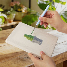 Afbeelding in Gallery-weergave laden, Punch Needle Set (4 stuks) met frames - Mini Binnen Tuin 2