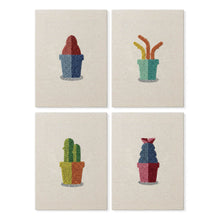 Afbeelding in Gallery-weergave laden, Punch Needle Set (4 stuks) met frames - Blije Planten 1