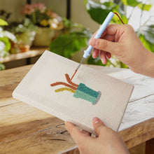 Afbeelding in Gallery-weergave laden, Punch Needle Set (4 stuks) met frames - Blije Planten 1