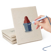 Afbeelding in Gallery-weergave laden, Punch Needle Set (4 stuks) met frames - Blije Planten 1