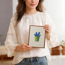 Afbeelding in Gallery-weergave laden, Punch Needle Set (4 stuks) met frames - Blije Planten 2