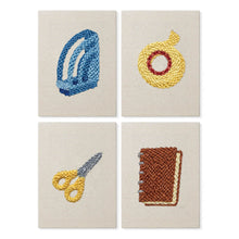 Afbeelding in Gallery-weergave laden, Punch Needle Set (4 stuks) met frames - Bureau Essentials 2