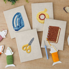Afbeelding in Gallery-weergave laden, Punch Needle Set (4 stuks) met frames - Bureau Essentials 2
