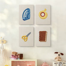 Afbeelding in Gallery-weergave laden, Punch Needle Set (4 stuks) met frames - Bureau Essentials 2