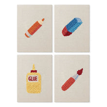 Afbeelding in Gallery-weergave laden, Punch Needle Set (4 stuks) met frames - Kunst en Knutsel Collectie