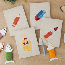 Afbeelding in Gallery-weergave laden, Punch Needle Set (4 stuks) met frames - Kunst en Knutsel Collectie