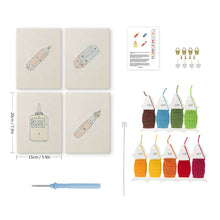 Afbeelding in Gallery-weergave laden, Punch Needle Set (4 stuks) met frames - Kunst en Knutsel Collectie