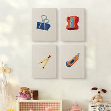 Afbeelding in Gallery-weergave laden, Punch Needle Set (4 stuks) met frames - Bureau Accessoires Collectie