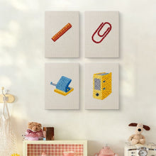 Afbeelding in Gallery-weergave laden, Punch Needle Set (4 stuks) met frames - Kantoor en Bureau Favorieten
