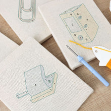 Afbeelding in Gallery-weergave laden, Punch Needle Set (4 stuks) met frames - Kantoor en Bureau Favorieten