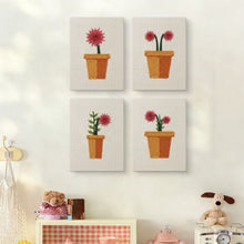 Afbeelding in Gallery-weergave laden, Punch Needle Set (4 stuks) met frames - Bloeiende Mini Potjes 1