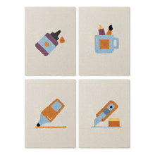 Afbeelding in Gallery-weergave laden, Punch Needle Set (4 stuks) met frames - Creatieve Bureau Iconen