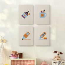Afbeelding in Gallery-weergave laden, Punch Needle Set (4 stuks) met frames - Creatieve Bureau Iconen