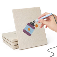 Afbeelding in Gallery-weergave laden, Punch Needle Set (4 stuks) met frames - Creatieve Bureau Iconen