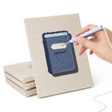 Afbeelding in Gallery-weergave laden, Punch Needle Set (4 stuks) met frames - Terug naar School 1