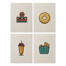 Afbeelding in Gallery-weergave laden, Punch Needle Set (4 stuks) met frames - Ochtend Zoetigheden