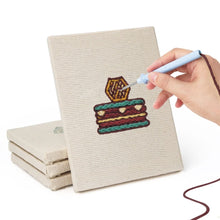 Afbeelding in Gallery-weergave laden, Punch Needle Set (4 stuks) met frames - Ochtend Zoetigheden