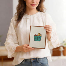 Afbeelding in Gallery-weergave laden, Punch Needle Set (4 stuks) met frames - Ochtend Zoetigheden