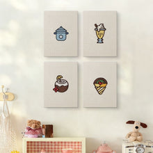 Afbeelding in Gallery-weergave laden, Punch Needle Set (4 stuks) met frames - Zoete Drankjes