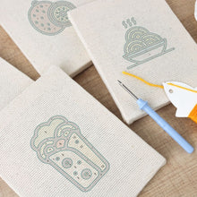 Afbeelding in Gallery-weergave laden, Punch Needle Set (4 stuks) met frames - Relax en Zoet 1