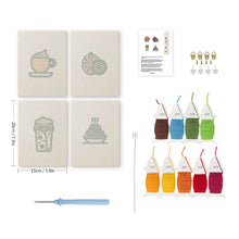 Afbeelding in Gallery-weergave laden, Punch Needle Set (4 stuks) met frames - Relax en Zoet 1