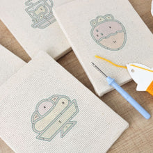 Afbeelding in Gallery-weergave laden, Punch Needle Set (4 stuks) met frames - Relax en Zoet 2