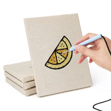 Afbeelding in Gallery-weergave laden, Punch Needle Set (4 stuks) met frames - Dessert Lekkernijen