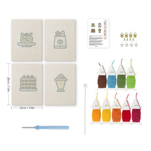 Afbeelding in Gallery-weergave laden, Punch Needle Set (4 stuks) met frames - Heerlijke Momenten