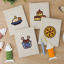 Afbeelding in Gallery-weergave laden, Punch Needle Set (4 stuks) met frames - Heerlijke Hapjes 3